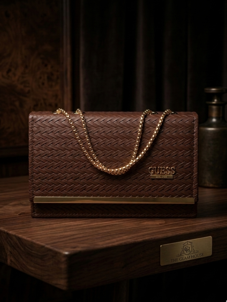 The Glam Weave Clutch