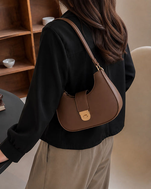 Premium Edition Half-Moon Handbag – Luxury Daily Essential