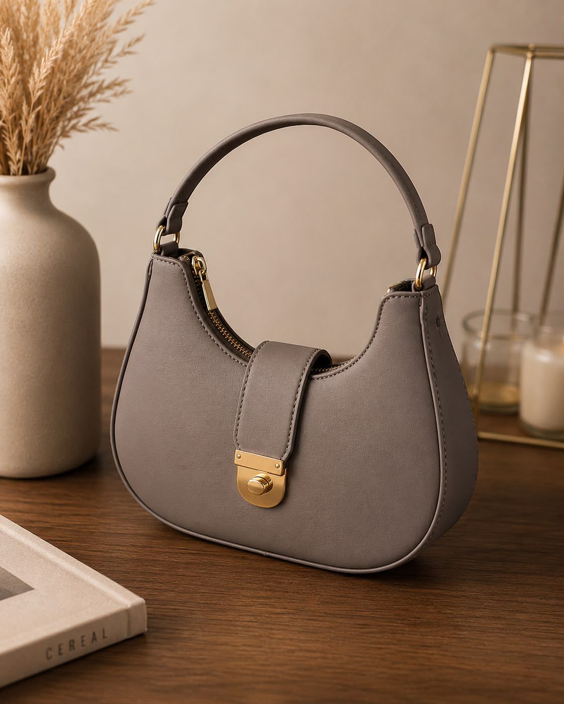 Premium Edition Half-Moon Handbag – Luxury Daily Essential